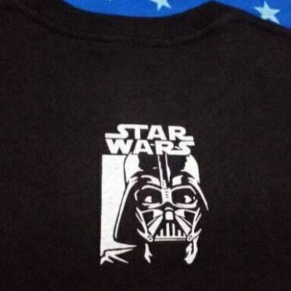 Star Wars Vader TEE RED WHITE BLACK colors Glow - Picture 5 of 8